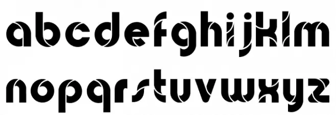 Bauman Regular Font Litere mici
