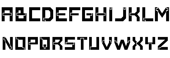 Baumarkt Bold Font LOWERCASE