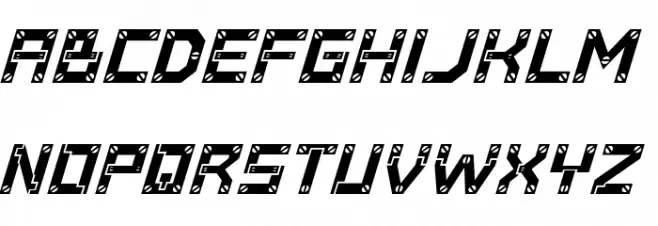 Baumarkt Italic Caratteri MINUSCOLO