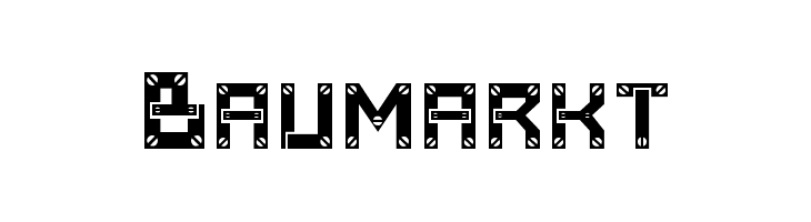 Baumarkt Font
