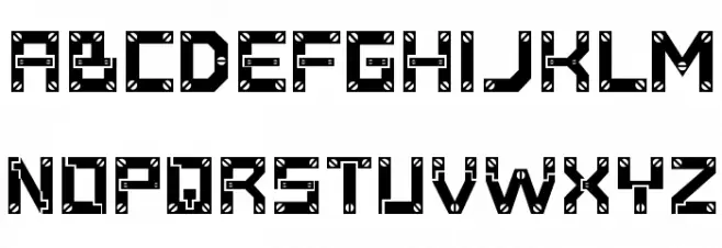 Baumarkt Schriftart Groß