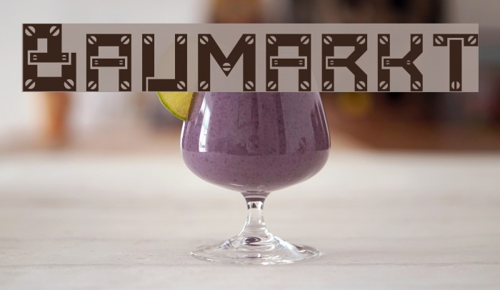 Baumarkt Font examples