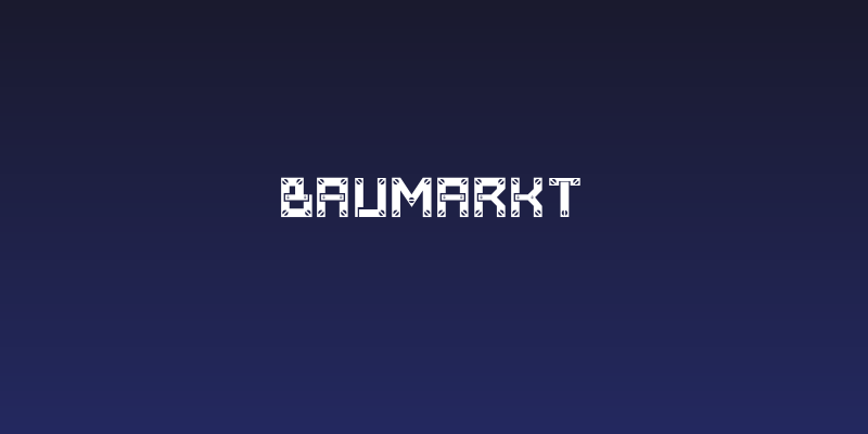 Baumarkt Social Header