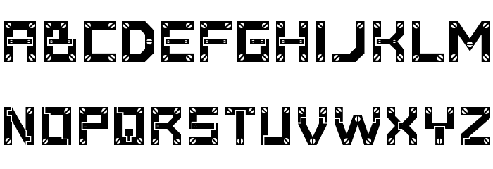 Baumarkt Font LOWERCASE