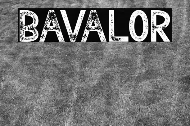 Bavalor Font examples