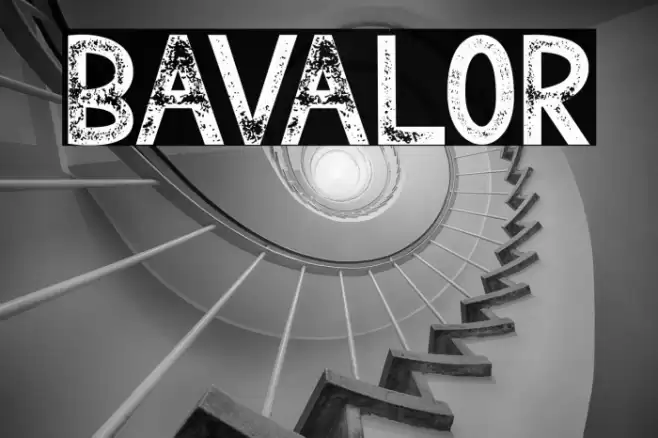 Bavalor Font examples