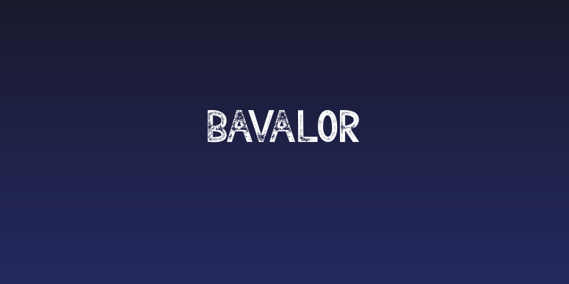 Bavalor Social Header