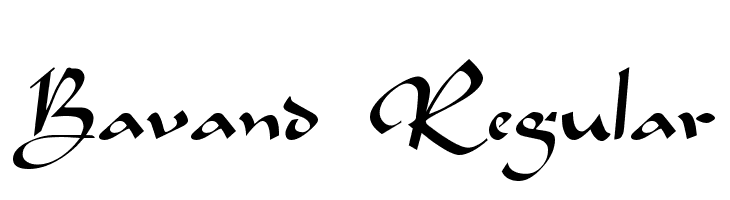 Bavand Regular  免费字体下载