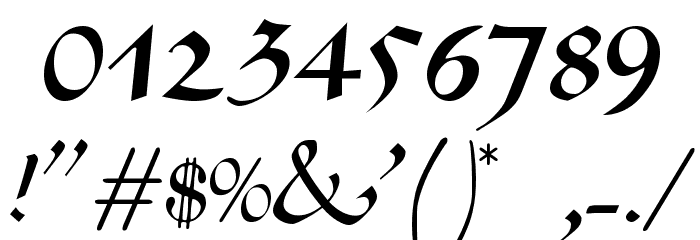 Bavand Regular Font OTHER CHARS