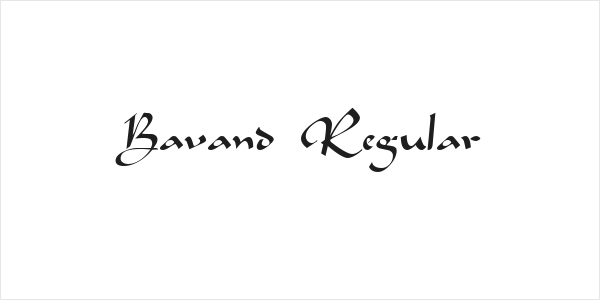 Bavand Regular Logo