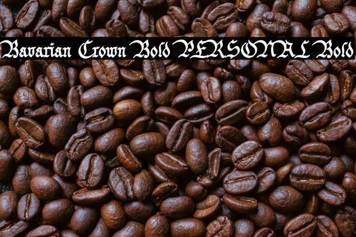 Bavarian Crown Bold PERSONAL Bold Example 2