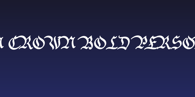 Bavarian Crown Bold PERSONAL Bold Social Header
