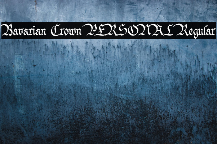 Bavarian Crown PERSONAL Regular Example 2
