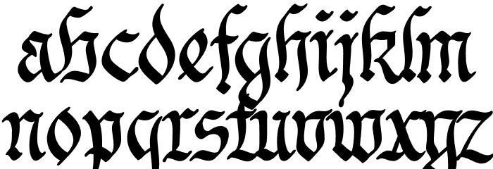 Bavarian Crown PERSONAL Regular Font LOWERCASE
