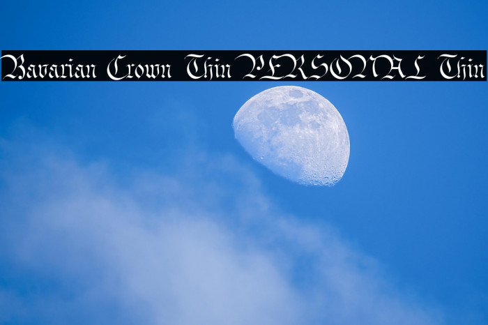 Bavarian Crown Thin PERSONAL Thin Example 2