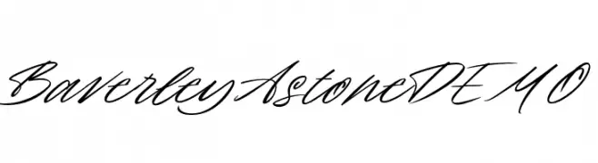 Baverley Astone DEMO  Frei Schriftart Herunterladen