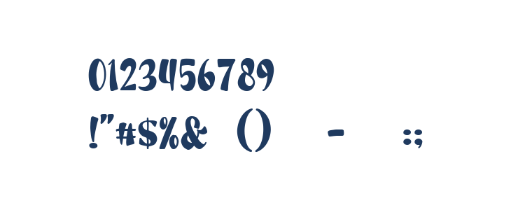 Baverline Regular Other Characters