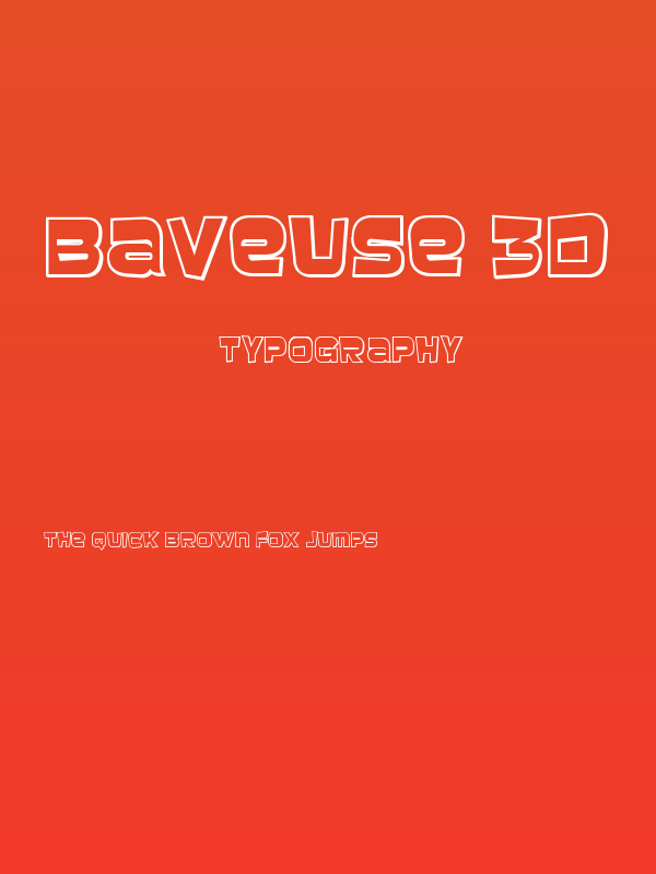 Baveuse 3D Poster
