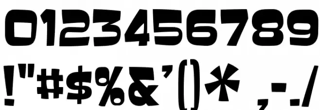 Baveuse-Regular Font OTHER CHARS