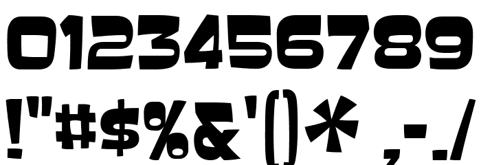 Baveuse-Regular Font OTHER CHARS