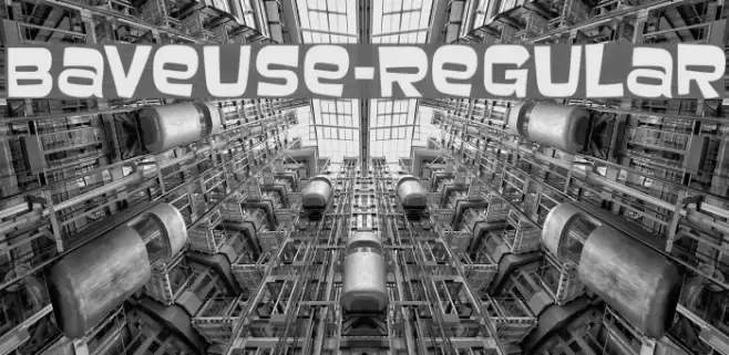 Baveuse-Regular Font examples