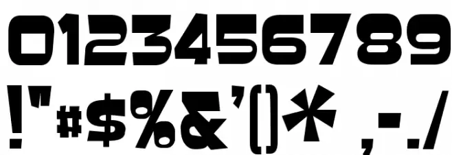 Baveuse Font OTHER CHARS