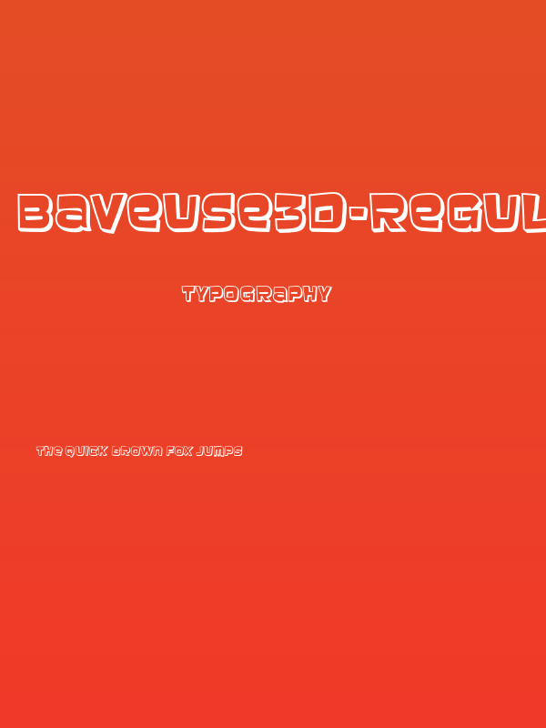 Baveuse3D-Regular Poster