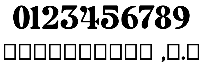 Bavistage Font OTHER CHARS