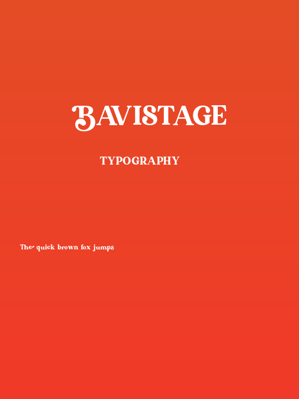 Bavistage Poster