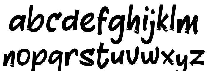 Bawa Kipas Font LOWERCASE