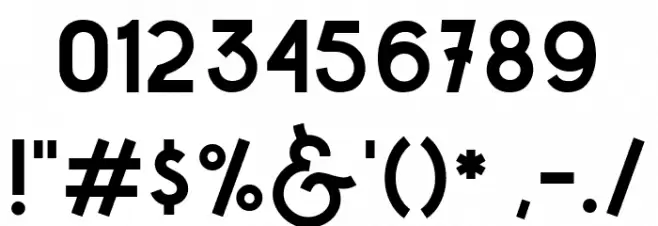 Baxoe Font OTHER CHARS