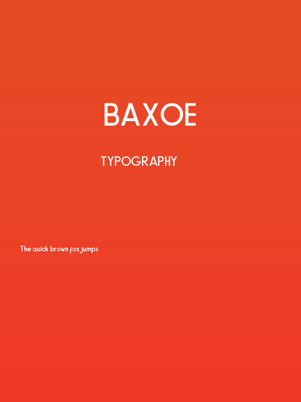 Baxoe Poster