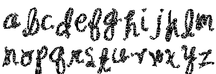 Baxter Dash Font LOWERCASE