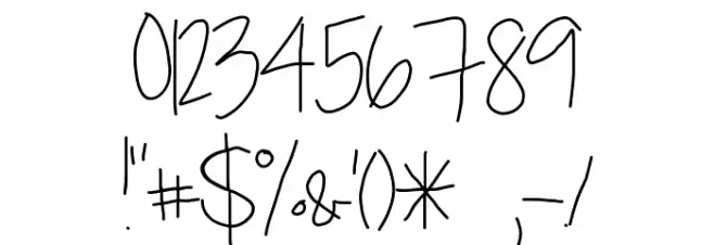 Baxter and Layla Font OTHER CHARS