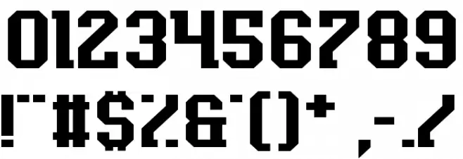 Baxter's Slab Regular Schriftart Anderer Schreiben