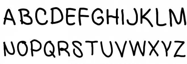 BayBay Font UPPERCASE