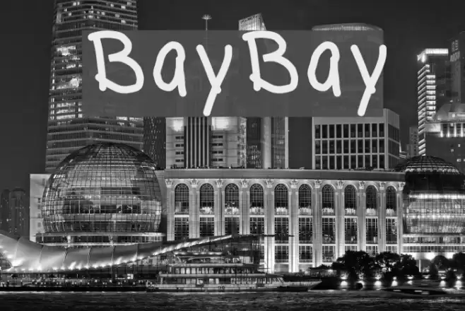 BayBay Font examples