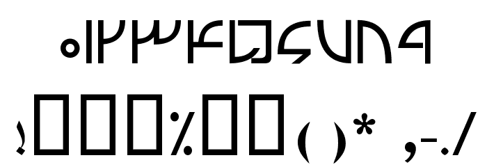 Bayaat Font OTHER CHARS