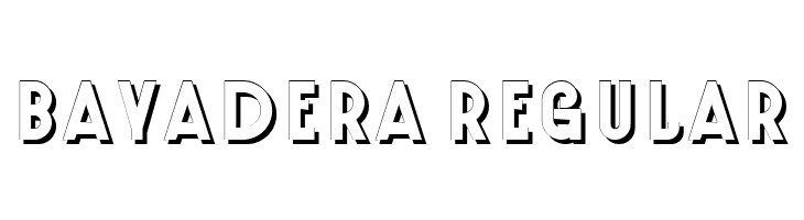 Bayadera Regular  Frei Schriftart Herunterladen