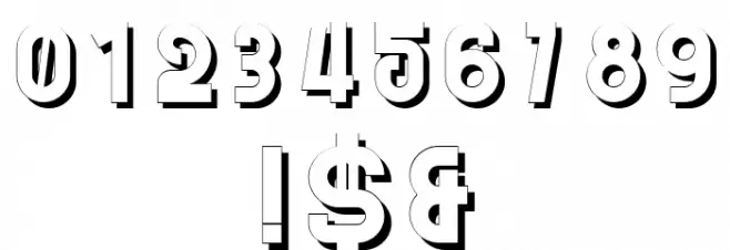 Bayadera Regular Font OTHER CHARS