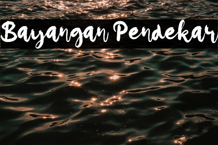 Bayangan Pendekar Example 2