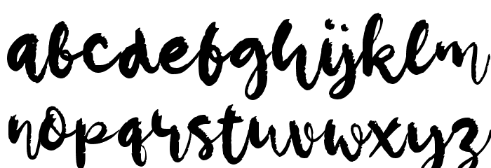 Bayangan Pendekar Font LOWERCASE
