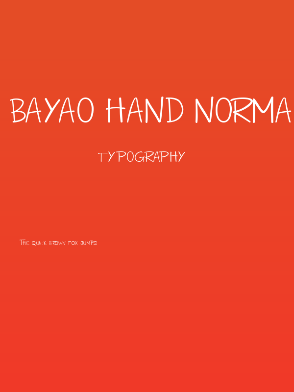 Bayao Hand Normal Poster