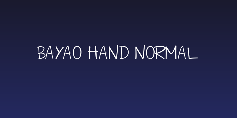 Bayao Hand Normal Social Header
