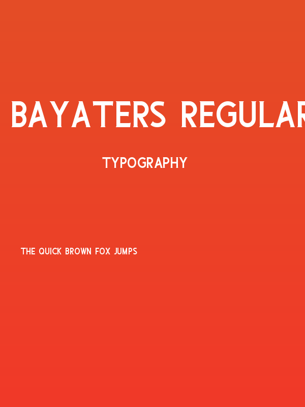 Bayaters RegularDemo Poster