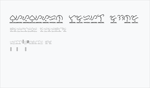 Baybayin Trial Round Business Card