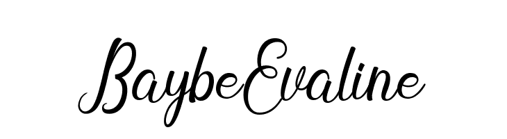 Baybe Evaline  Frei Schriftart Herunterladen