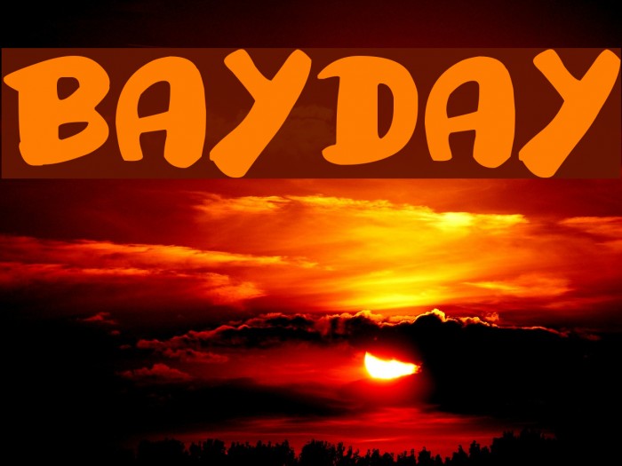 Bayday Font examples