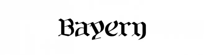 Bayern  Frei Schriftart Herunterladen