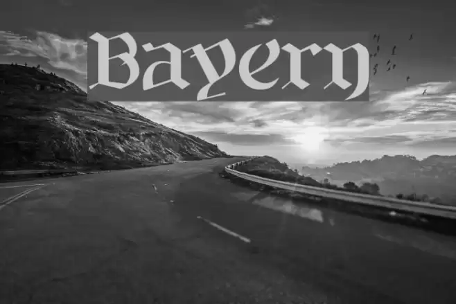 Bayern Fonte examples